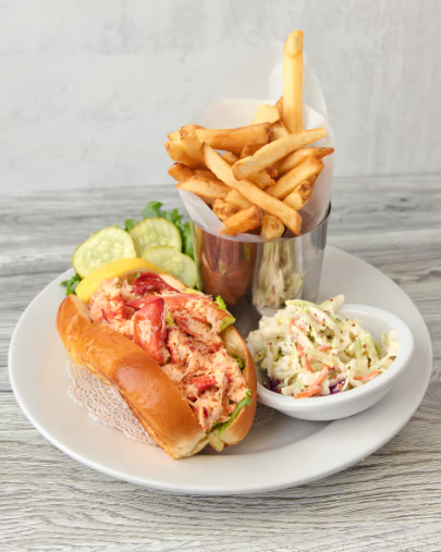 Famous Maine Lobster Roll Meal